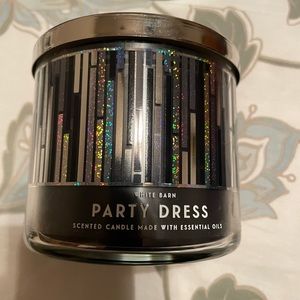 White Barn/Bath and Body Works 3 wick Candle - Party Dress